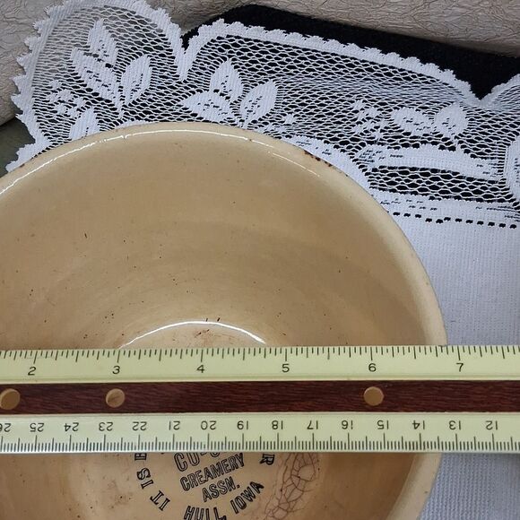 Watt Oven Ware #6 & #7 Mixing Bowl 3 Leaf Apple Hull, Iowa - Picture 14 of 14